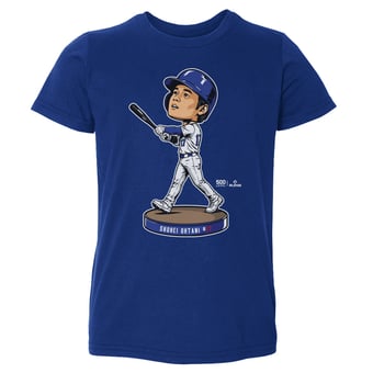 Toddler 500 Level Shohei Ohtani Royal Bobblehead T-Shirt