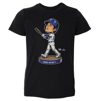 Toddler 500 Level Shohei Ohtani Black Bobblehead T-Shirt