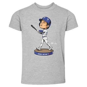 Toddler 500 Level Shohei Ohtani Heather Gray Bobblehead T-Shirt