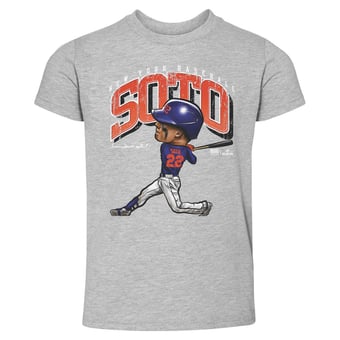 Toddler 500 Level Juan Soto Heather Gray Cartoon T-Shirt