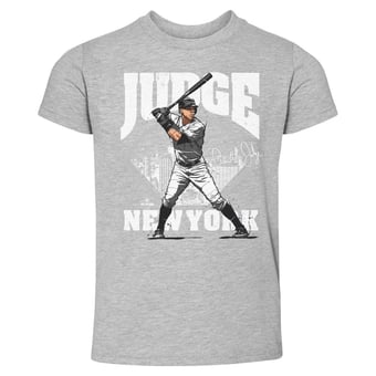 Toddler 500 Level Aaron Judge Heather Gray Field T-Shirt