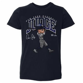 Toddler 500 Level Aaron Judge Navy Cartoon T-Shirt