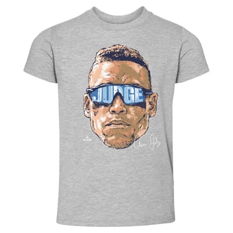 Toddler 500 Level Aaron Judge Heather Gray Sunglasses T-Shirt