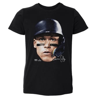 Toddler 500 Level Aaron Judge Black Vintage T-Shirt