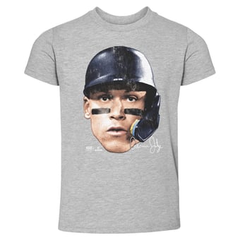 Toddler 500 Level Aaron Judge Heather Gray Vintage T-Shirt