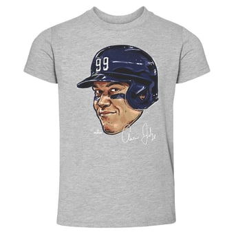 Toddler 500 Level Aaron Judge Heather Gray Smile T-Shirt