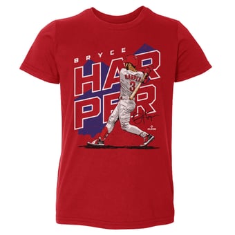 Toddler 500 Level Bryce Harper Red Map T-Shirt