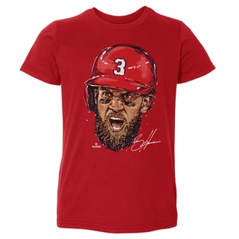 Toddler 500 Level Bryce Harper Red Scream T-Shirt