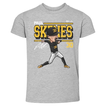 Toddler 500 Level Paul Skenes Heather Gray Cartoon T-Shirt