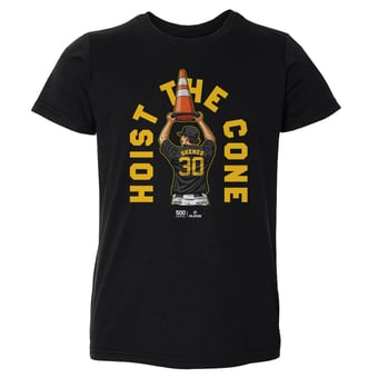 Toddler 500 Level Paul Skenes Black Hoist the Cone T-Shirt