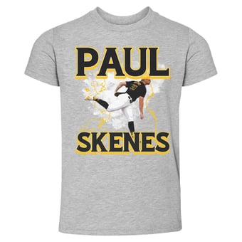 Toddler 500 Level Paul Skenes Heather Gray Lightning T-Shirt