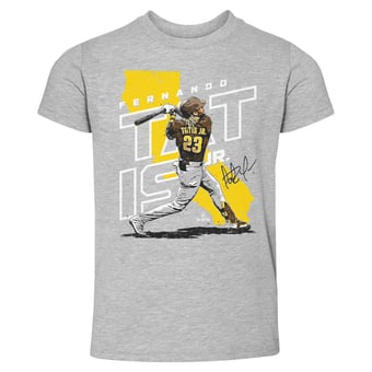 Toddler 500 Level Fernando Tatis Jr. Heather Gray Map T-Shirt