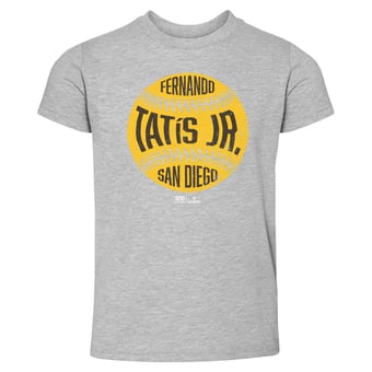 Toddler 500 Level Fernando Tatis Jr. Heather Gray Vintage Baseball T-Shirt