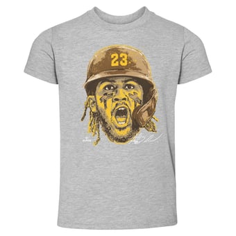 Toddler 500 Level Fernando Tatis Jr. Heather Gray Scream T-Shirt