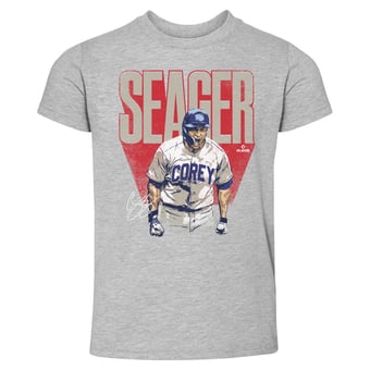 Toddler 500 Level Corey Seager Heather Gray Bold T-Shirt