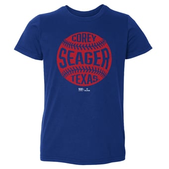 Toddler 500 Level Corey Seager Royal Vintage Baseball T-Shirt