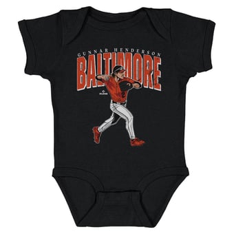 Infant 500 Level Gunnar Henderson Black Big Time Bodysuit