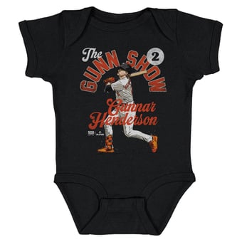 Infant 500 Level Gunnar Henderson Black The Gunn Show Bodysuit