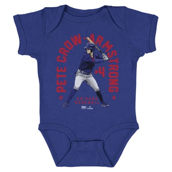 Infant 500 Level Pete Crow-Armstrong Royal Retro Arc Bodysuit
