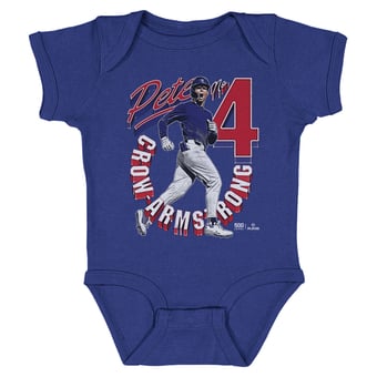 Infant 500 Level Pete Crow-Armstrong Royal Retro Bodysuit