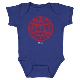 Infant 500 Level Pete Crow-Armstrong Royal Vintage Baseball Bodysuit