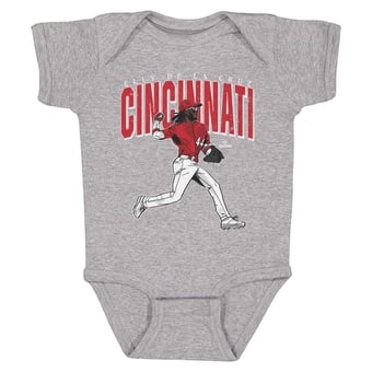 Infant 500 Level Elly De La Cruz Heather Gray Big Time Bodysuit