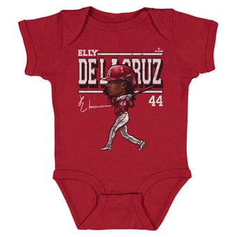 Infant 500 Level Elly De La Cruz Red Cartoon Bodysuit