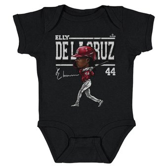 Infant 500 Level Elly De La Cruz Black Cartoon Bodysuit