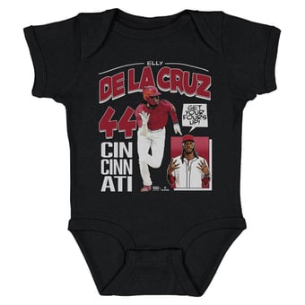 Infant 500 Level Elly De La Cruz Black Comic Book Bodysuit
