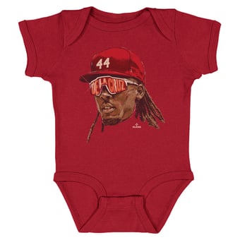 Infant 500 Level Elly De La Cruz Red Sunglasses Bodysuit