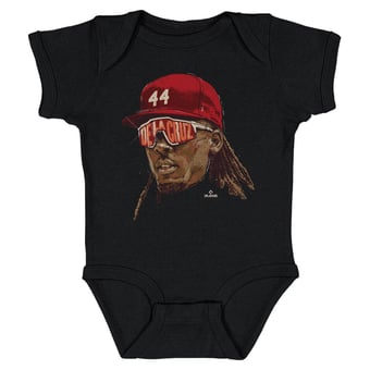 Infant 500 Level Elly De La Cruz Black Sunglasses Bodysuit