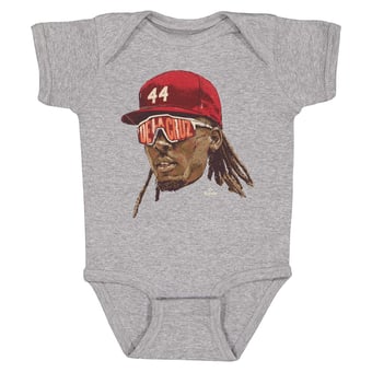 Infant 500 Level Elly De La Cruz Heather Gray Sunglasses Bodysuit