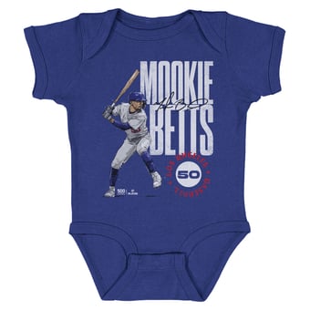 Infant 500 Level Mookie Betts Royal Stamp Bodysuit