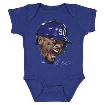 Infant 500 Level Mookie Betts Royal Scream Bodysuit