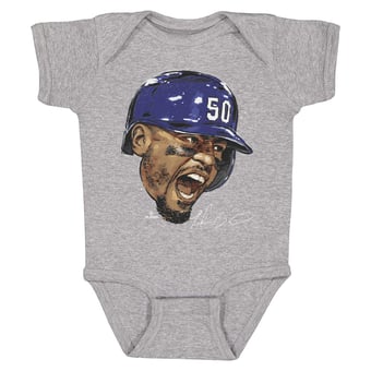 Infant 500 Level Mookie Betts Heather Gray Scream Bodysuit