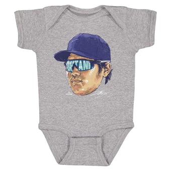 Infant 500 Level Shohei Ohtani Heather Gray Sunglasses Bodysuit