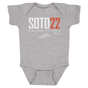 Infant 500 Level Juan Soto Heather Gray Elite Bodysuit