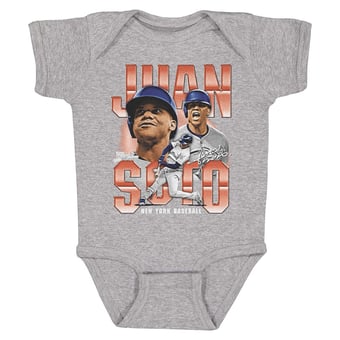 Infant 500 Level Juan Soto Heather Gray Vintage Bodysuit