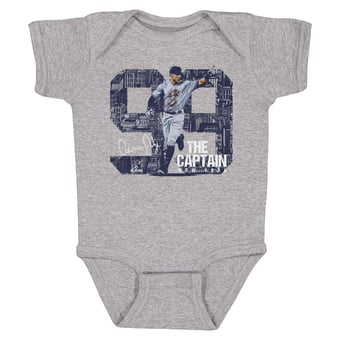 Infant 500 Level Aaron Judge Heather Gray Skyline Bodysuit
