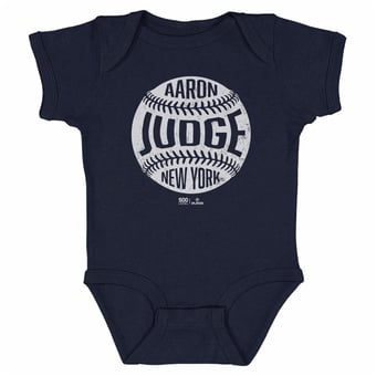 Infant 500 Level Aaron Judge Navy Vintage Baseball Bodysuit