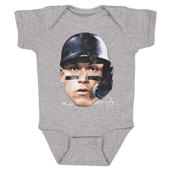 Infant 500 Level Aaron Judge Heather Gray Vintage Bodysuit