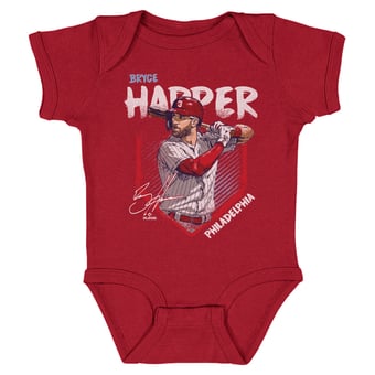 Infant 500 Level Bryce Harper Red Base Bodysuit