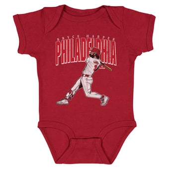 Infant 500 Level Bryce Harper Red Big Time Bodysuit