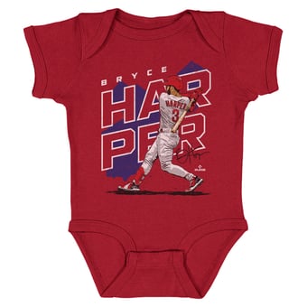 Infant 500 Level Bryce Harper Red Map Bodysuit