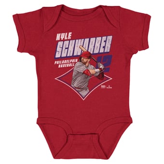 Infant 500 Level Kyle Schwarber Red Diamond Bodysuit