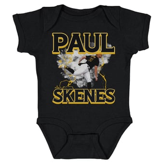Infant 500 Level Paul Skenes Black Lightning Bodysuit