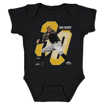 Infant 500 Level Paul Skenes Black Offset Bodysuit