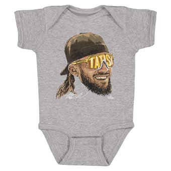 Infant 500 Level Fernando Tatis Jr. Heather Gray Sunglasses Bodysuit