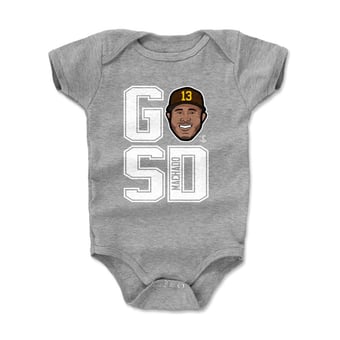 Infant 500 Level Manny Machado Heather Gray GO SD Bodysuit