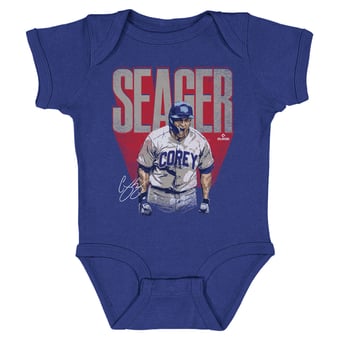 Infant 500 Level Corey Seager Royal Bold Bodysuit